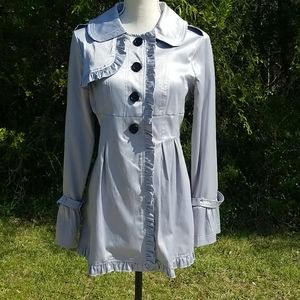 Darling Sele Lightweight Coat with Ruffles SZ S